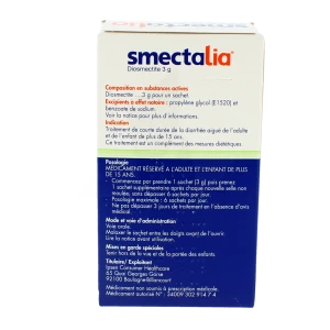 Smectalia 3 G Citron-menthe, Suspension Buvable En Sachet
