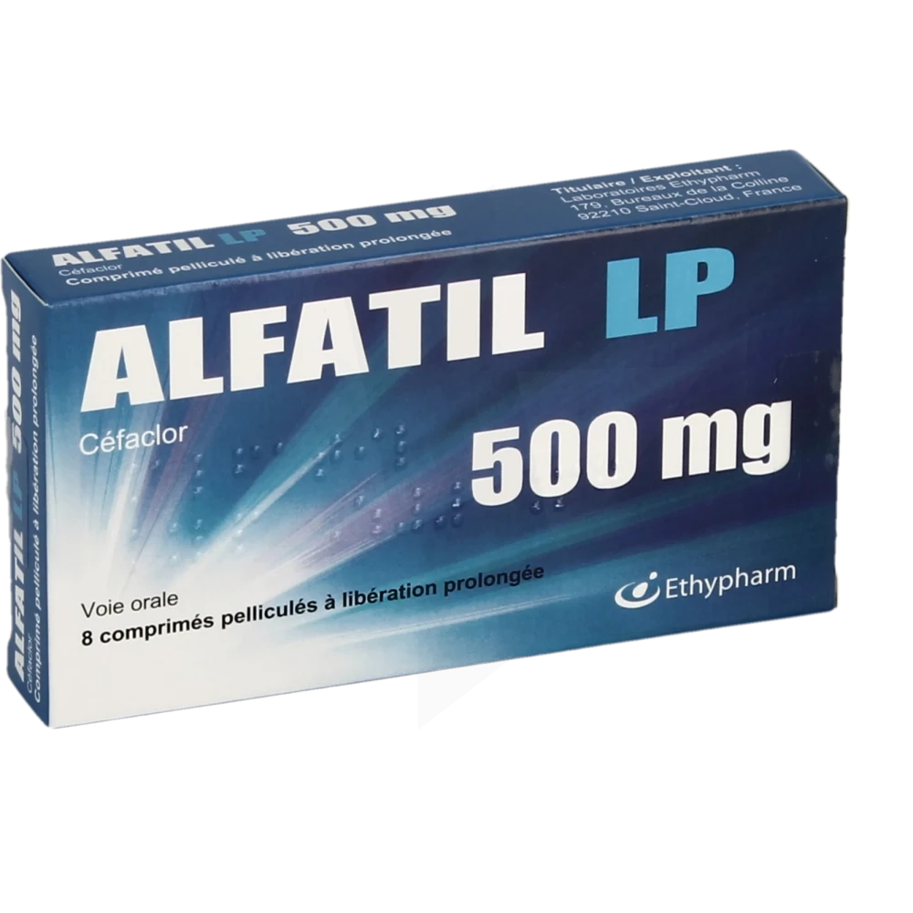 Alfatil Lp 500 Mg, Comprimé Pelliculé à Libération Prolongée