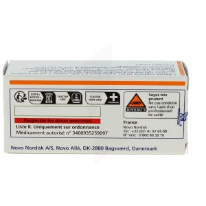 Novorapid 100 Unités/ml, Solution Injectable