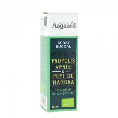 Aagaard Spray Buccal Propolis Verte & Miel De Manuka 15ml à MARIGNANE