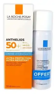 Anthelios Spf50+ Crème Hydratante Avec Parfum T Pompe/50ml+eau Thermale 50ml à LYON