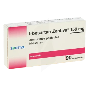 Irbesartan Zentiva 150 Mg, Comprimé Pelliculé