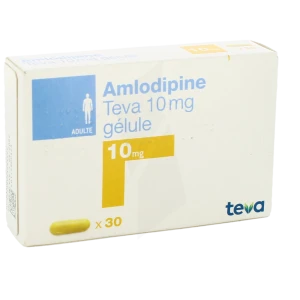 Amlodipine Teva 10 Mg, Gélule