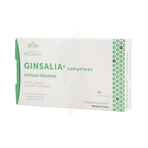 Notaka Ginsalia Fatigue Féminine Et Stress Comprimés B/30
