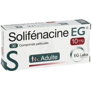 Solifenacine Eg 10 Mg, Comprimé Pelliculé