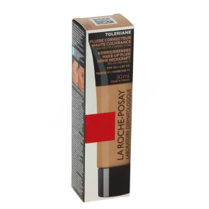 La Roche Posay Toleriane Make-up Fluide Correcteur Haute Couvrance 16h Haute Correction Spf25 Teinte N°11 Tube/30ml