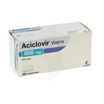 Aciclovir Viatris 800 Mg, Comprimé à Bordeaux
