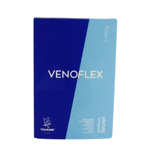 Thuasne Venoflex Secret 2 Chaussette Femme Noir T4l