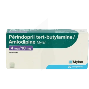 Perindopril Tert-butylamine/amlodipine Viatris 4 Mg/10 Mg, Comprimé