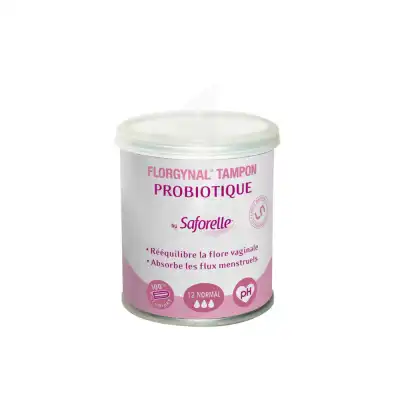 Florgynal Probiotique Tampon Périodique Sans Applicateur Normal B/12 à Genas