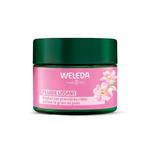 Weleda Soins Visage Rose The Blanc Fluide Lissant Pot/40ml