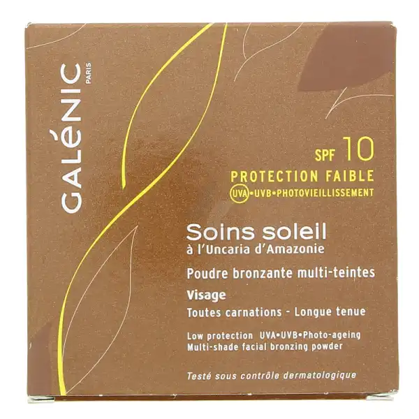 Galenic Soins Soleil Spf10 Pdr Bronzante Visage Multi-teintes 12g