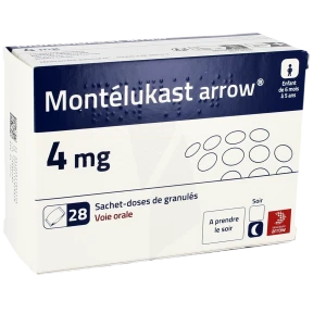 Montelukast Arrow 4 Mg, Granulés En Sachet-dose