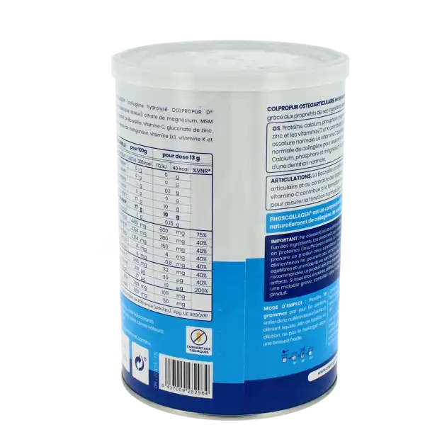 Colpropur Osteoarticulaire Poudre Neutre Pot/325g 25doses