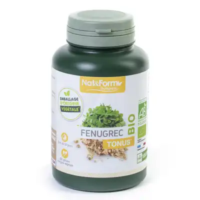Nat&Form Bio Fenugrec Bio 200 Gélules végétales