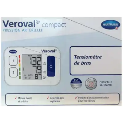 Veroval Compact Tensiomètre électronique Bras à Fontaines-Saint-Martin