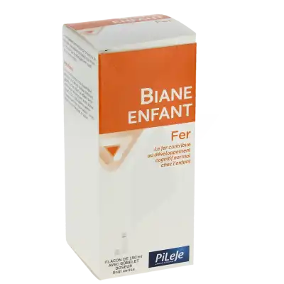 Pileje Biane Enfant Fer Solution Buvable Flacon De 150ml à Aix-les-Bains