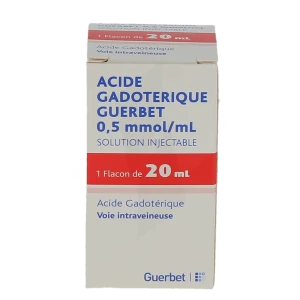 Acide Gadoterique Guerbet 0,5 Mmol/ml, Solution Injectable