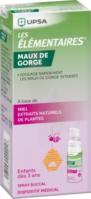 Les Elementaires Spray Buccal Maux De Gorge Enfant Fl/20ml à  JOUÉ-LÈS-TOURS
