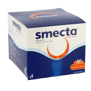 Smecta 3 G Orange-vanille, Poudre Pour Suspension Buvable En Sachet
