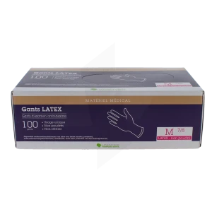 Marque Verte Gant Latex Np Médium B/100