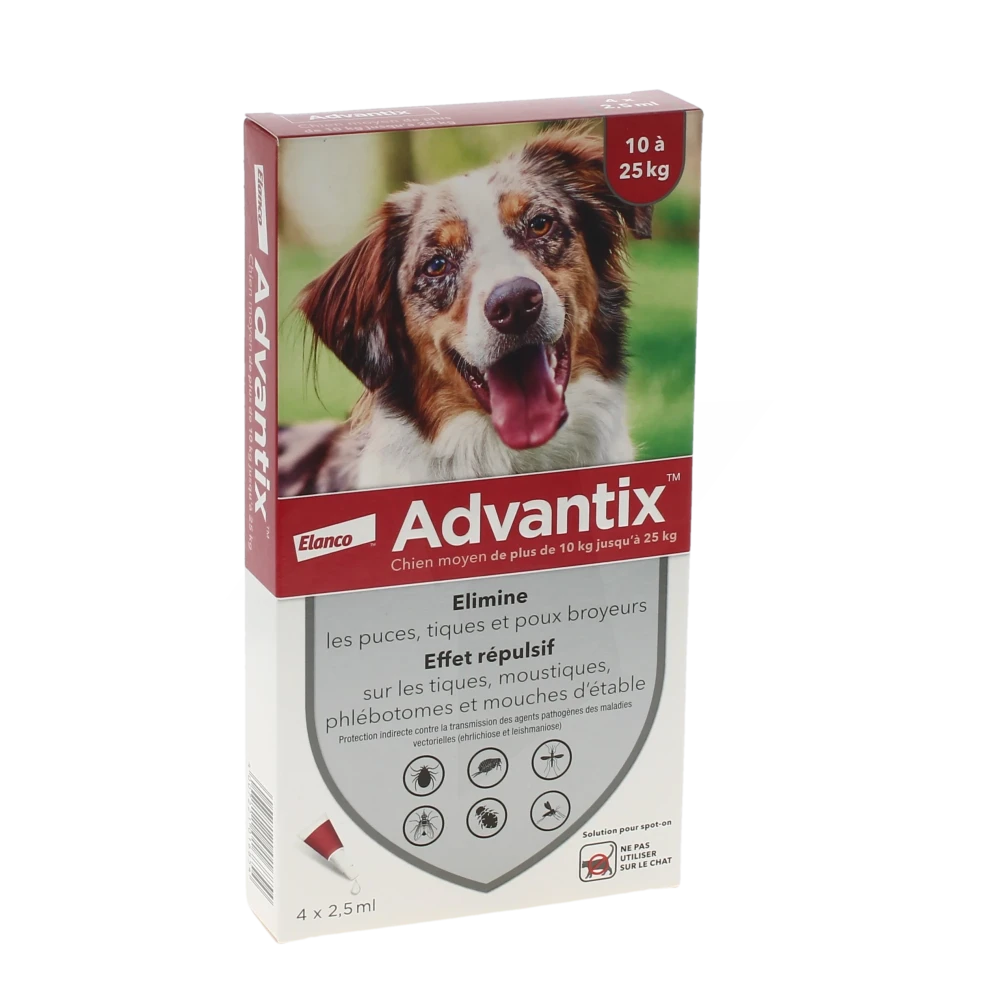 Advantix Chien Moyen, Solution Pour Spot-on