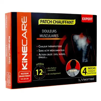 Kinecare Patch Chauffant 12h Multizones 9x29cm B/4 à Nice