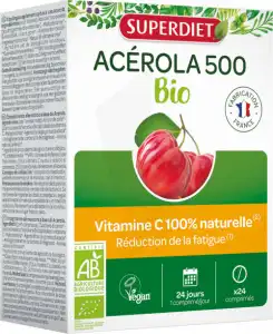 Acheter Superdiet Acérola 500 Bio Comprimés à Croquer B/24 à TRUCHTERSHEIM