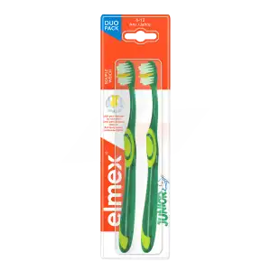 Elmex Junior Brosse à Dents Protection Caries 6-12 Ans Duo à Cholet