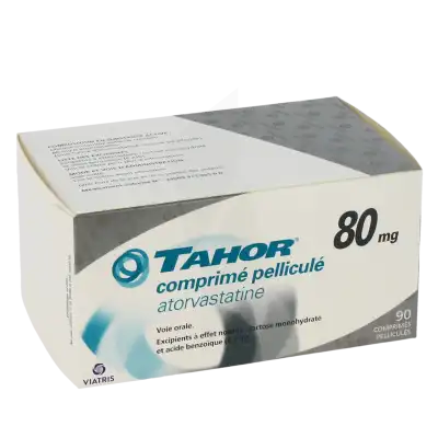 Tahor 80 Mg, Comprimé Pelliculé à STRASBOURG