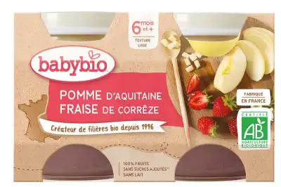 Babybio Pot Pomme Fraise à Paris