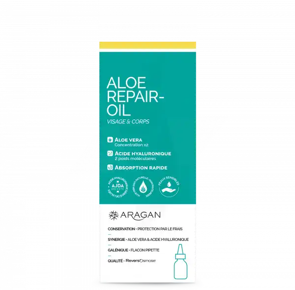 Aragan Aloé Repair-oil Huile Concentration X 2*fl/50ml