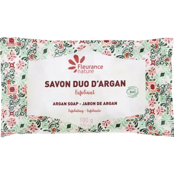 Fleurance Nature Savon Exfoliant Régénérant Duo D'argan 100g