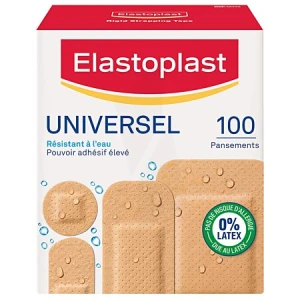 Elastoplast Universel Plastique Pansements Adhésifs 4 Formats B/100