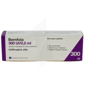 Bemfola 300 Ui/0,50 Ml, Solution Injectable En Stylo Prérempli