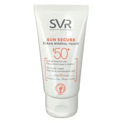 Svr Sun Secure Spf50+ Crème écran Minéral Teinté Peau Normale Ou Mixte T/50ml à Mérignac