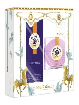 Roger & Gallet Coffret Eau Parfumée Bienfaisante Gingembre 100ml + Savon Parfumé 100g à MONTPELLIER