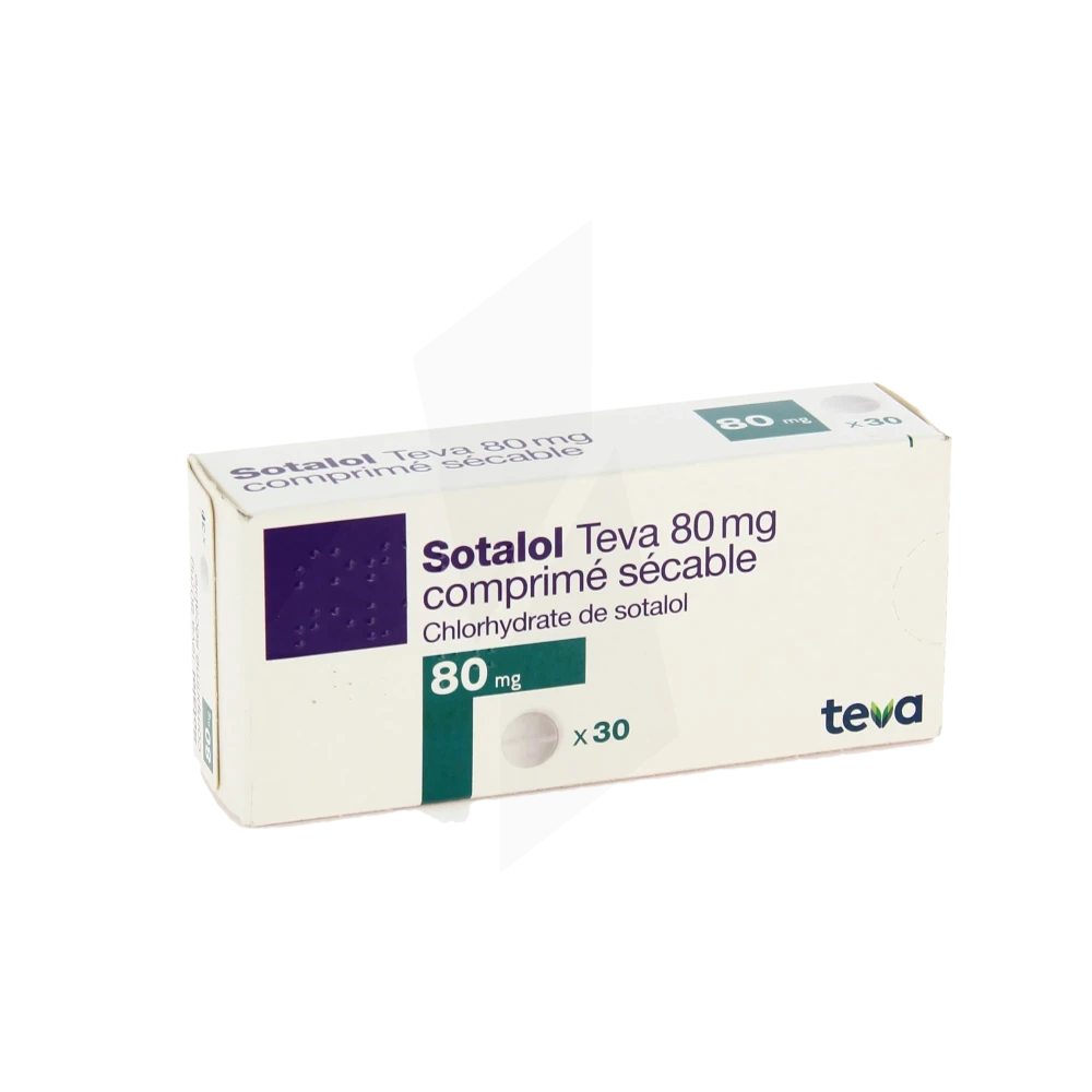 Sotalol Teva 80 Mg, Comprimé Sécable