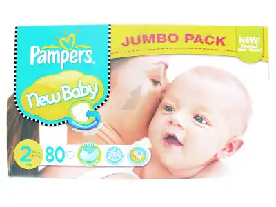 Pampers Jumbo Pack Couches New Baby Taille 2 3-6 Kg X 80 à MONTGISCARD