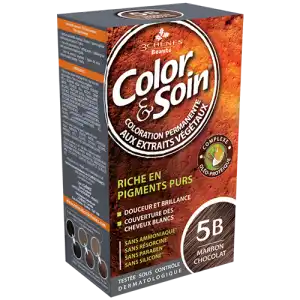 Acheter COLOR&SOIN Kit coloration permanente 5B marron chocolat à Fontenay-sous-Bois