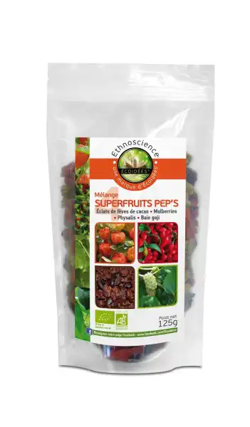 Ecoidées Ethnoscience Mélange 4 Superfruits "pep's" Bio Sachet/125g