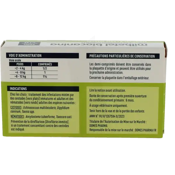 Verkill 16 Mg/40 Mg Comprimes Pellicules Pour Chats, Comprimé Pelliculé