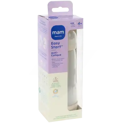 Mam Easy Start Nature Biberon Tétine Débit 3 Sable 320ml à Bègles