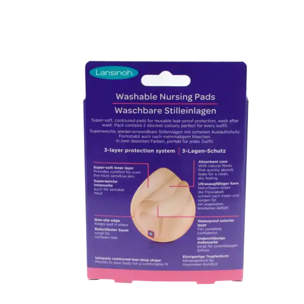 Lansinoh Coussinet Lavable D'allaitement B/8