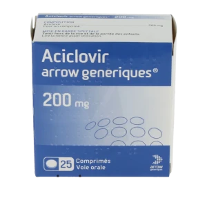 Aciclovir Arrow Generiques 200 Mg, Comprimé
