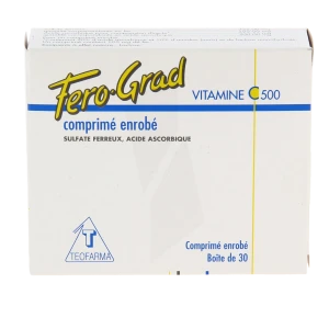 Fero-grad Vitamine C 500, Comprimé Enrobé
