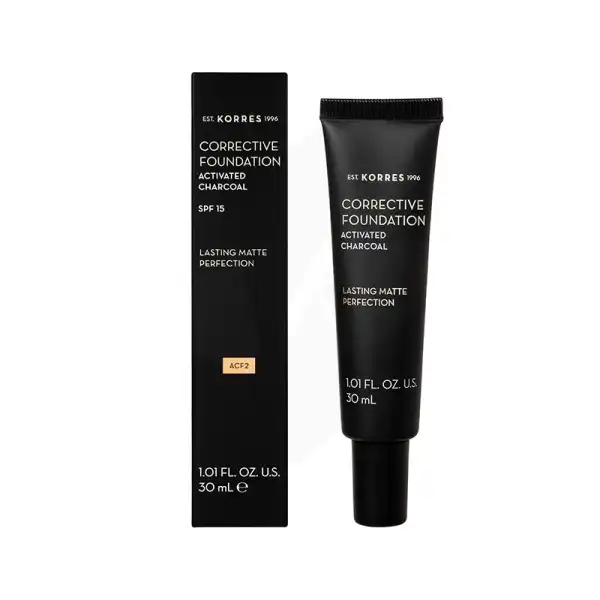 Korres Charbon Actif Fond De Teint Correcteur Spf15 Teinte N°2 30ml