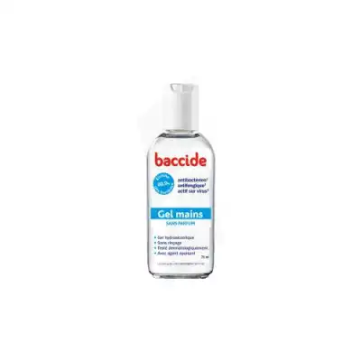 Baccide Gel Mains Désinfectant Sans Parfum 75ml à Bouc-Bel-Air