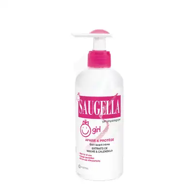 Saugella Girl Savon Liquide Hygiène Intime Fl Pompe/200ml à SEYNOD