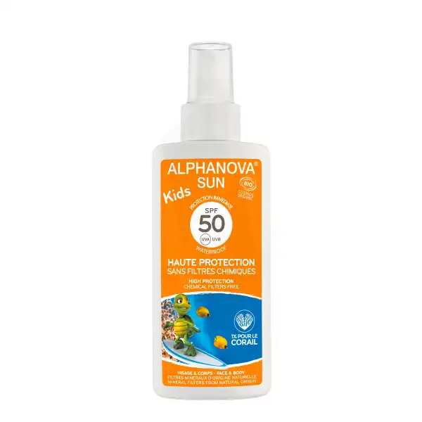 Alphanova Sun Bio Spf50 Spray Kids Fl/125ml